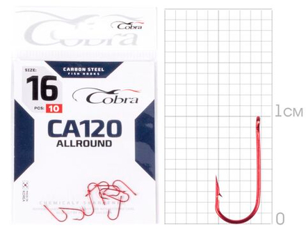 Крючки Cobra Allround MIRAGE сер. CA120 разм. 016 10шт.