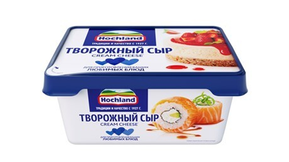Сыр творожный Hochland 65%, 400 г