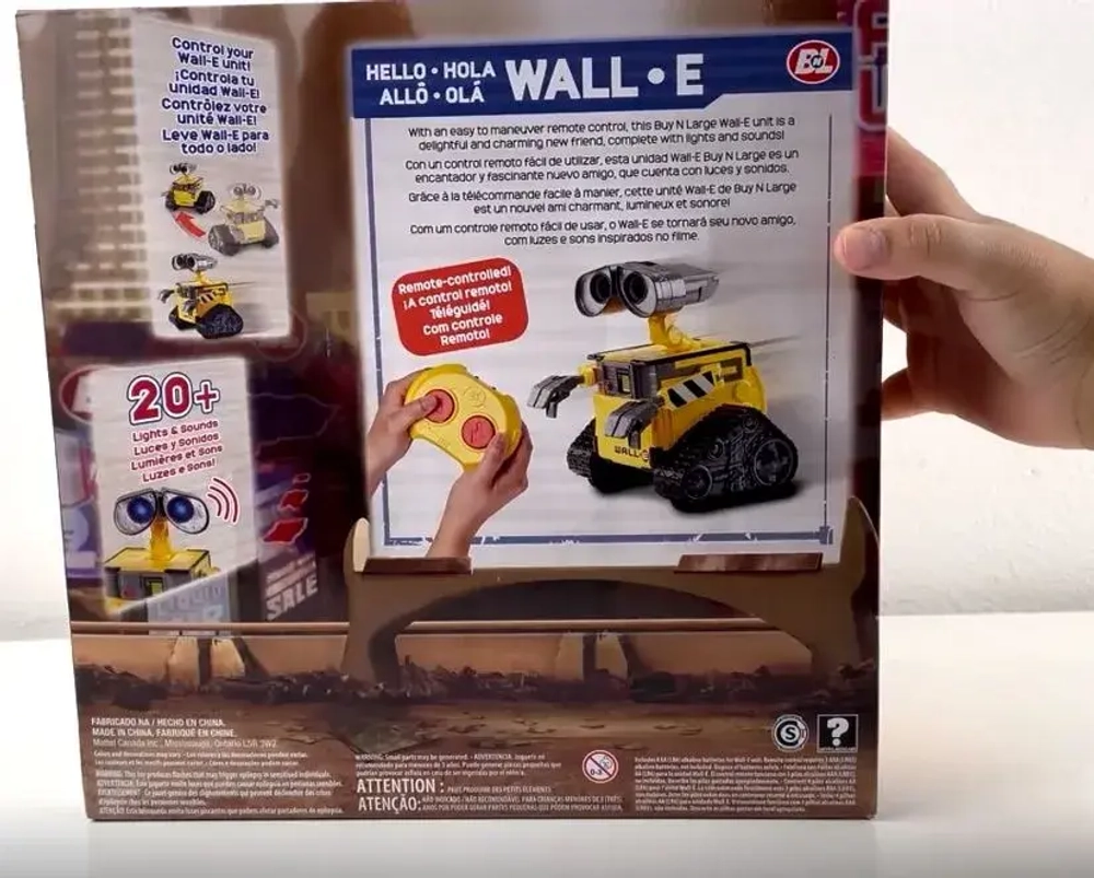 Робот-игрушка Wall-e (Валли) с дистанционным управлением со световыми и звуковыми эффектами