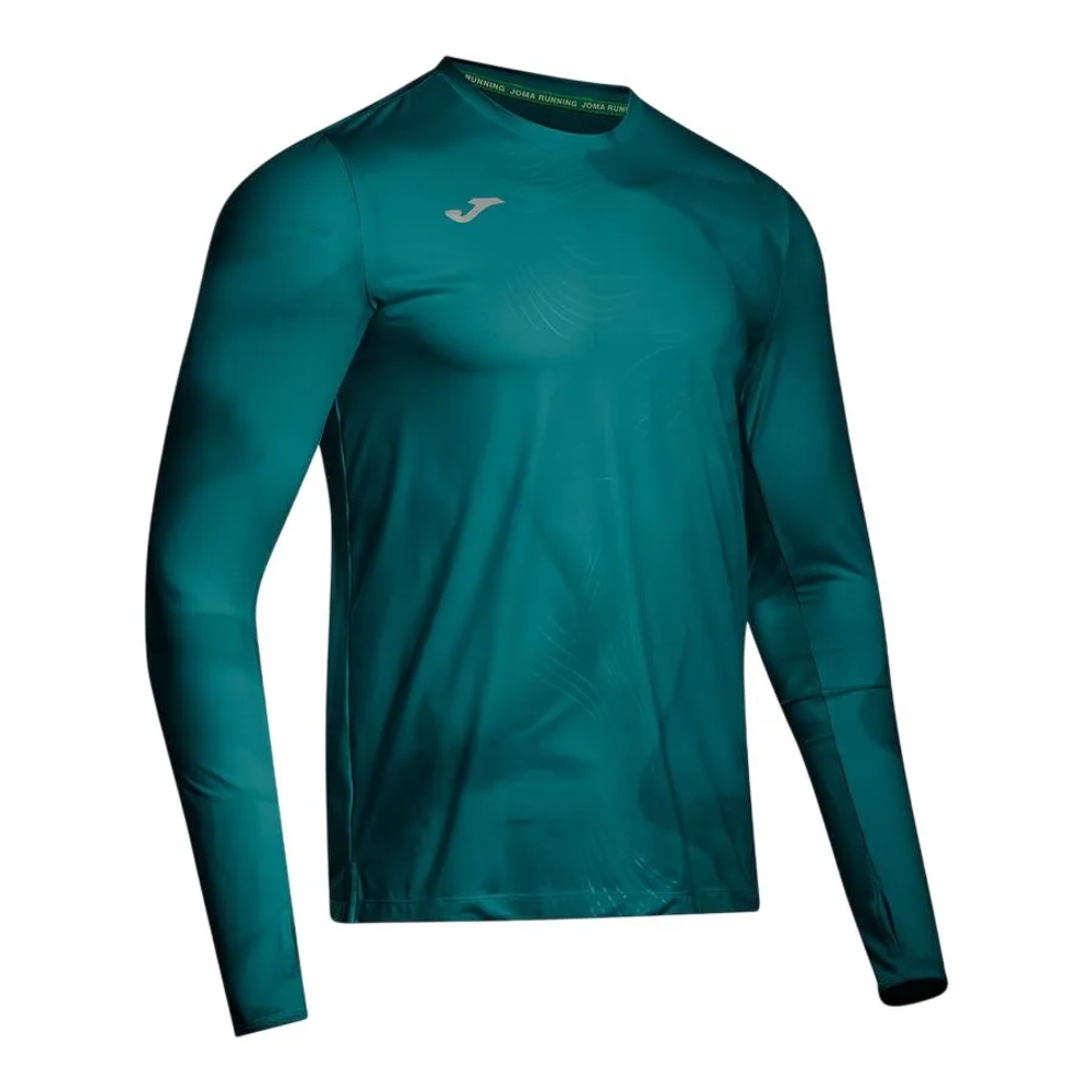 Теннисная футболка Joma R-Night Long Sleeve - turquoise