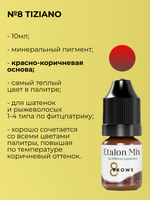 Сет минеральных пигментов для бровей Etalon Mix 5 шт по 5мл.