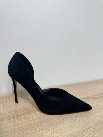 Туфли из эко замши