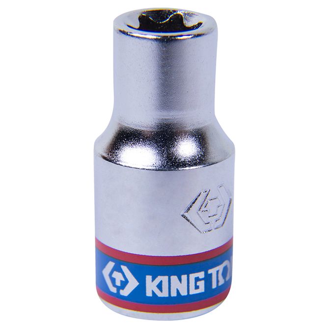 KING TONY (237510M) Головка торцевая TORX Е-стандарт 1/4", E10, L = 24 мм
