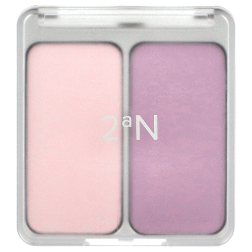 2aN, Dual Cheek, оттенок 01 сладкая вата, фиолетовый, 9 г