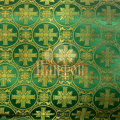 Парча "Софрино" зелёная