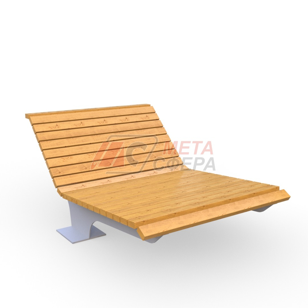 Лежак Promenade широкий