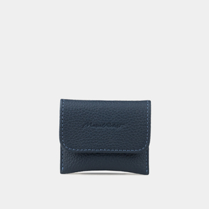 Кофр для украшений Small из кожи теленка, синего цвета