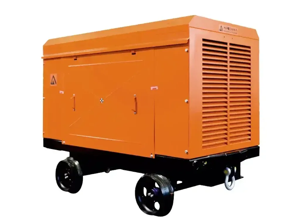 Шахтный винтовой компрессор ЗИФ-ШВ 6/0,7 Т 660/380В на скатах взрывозащищённый