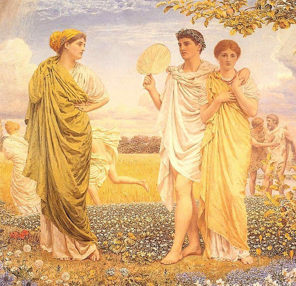 Albert Joseph Moore - эротическое искусство художника Альберта Джозефа Мура. 16+