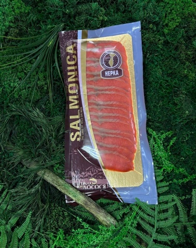 Нерка филе ломтики подкопч без кожи в/у ПК, 150 гр