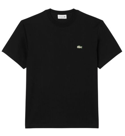 Мужская теннисная футболка Lacoste Printed Jersey - black