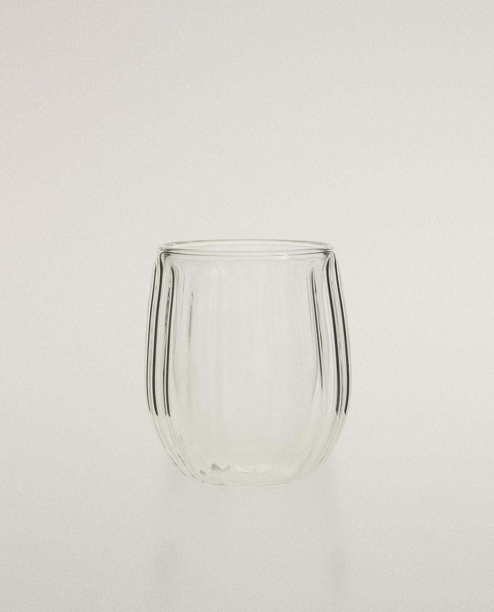 Zara Home стакан из боросиликатного стекла, цвет прозрачный, 6.7 см · 8208/400