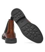 Кожаное челси Calev BOSS BLACK - коричневый(50529227)