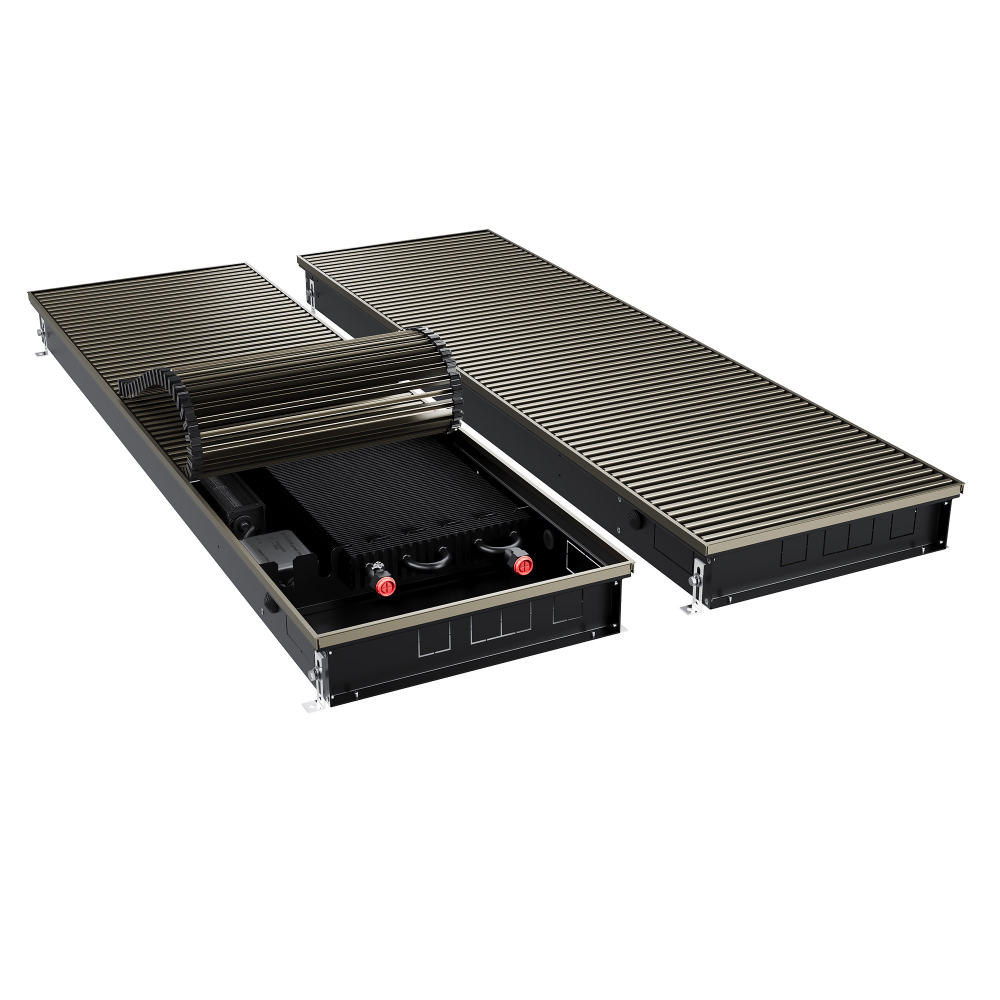 Конвектор внутрипольный Royal Thermo ATRIUM TURBO-90/400/2800-DG-U-DB