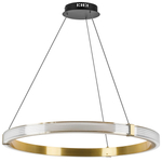 736281 Люстра ROTONDA 42W LED 2106LM 360G ЛАТУНЬ 3000K