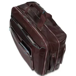 Сумка дорожная Piquadro Blue Square коричневая кожа (BV2960B2/MO) 3