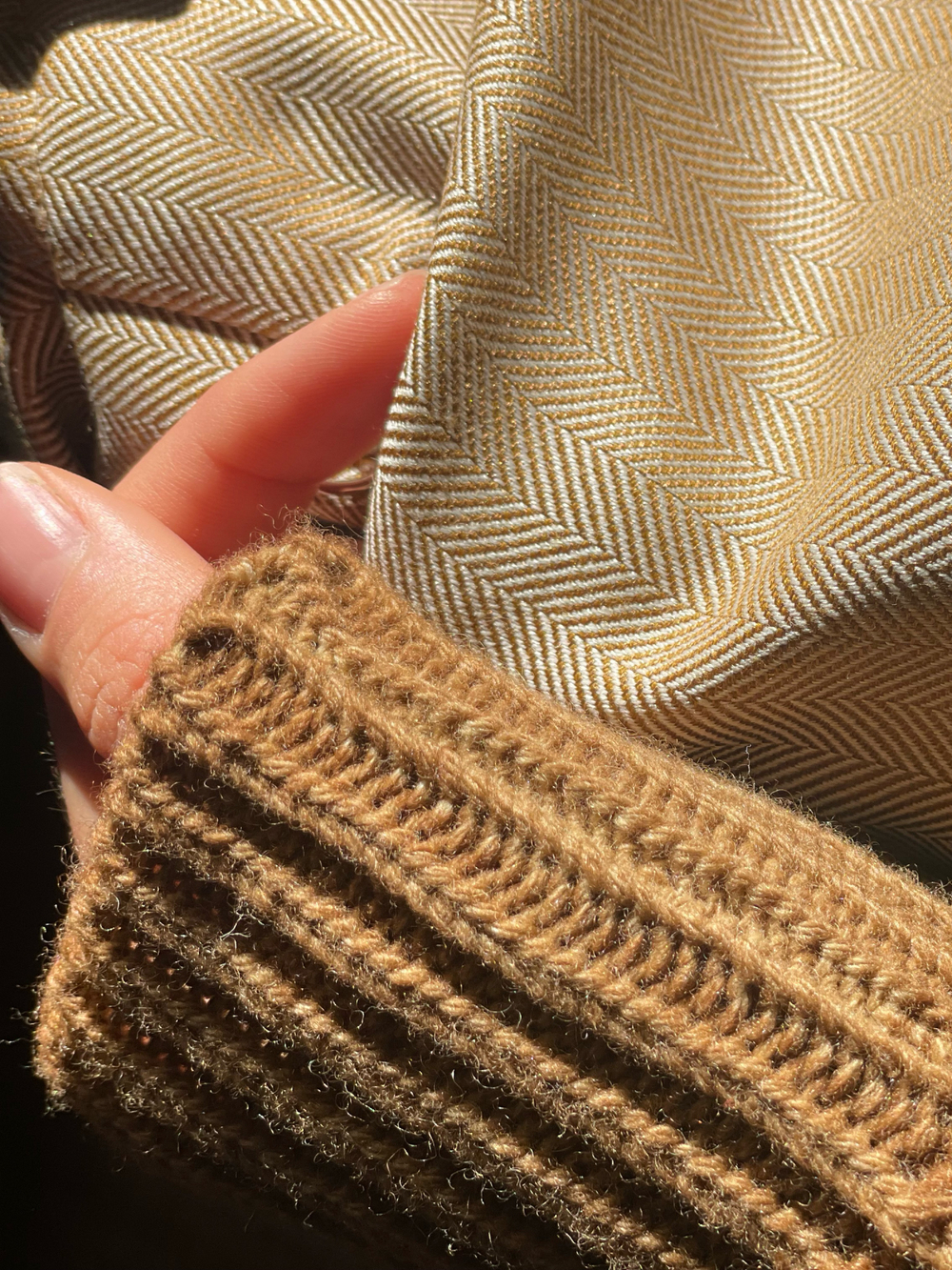 Юбка на шнуровке из шерсти