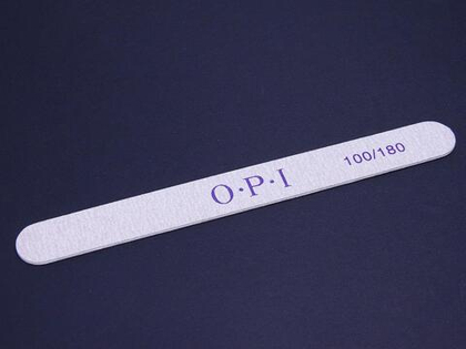 Пилка тонкая 100\180гр, OPI прямая, РС