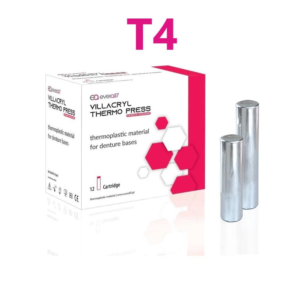 Villacryl Thermo Press цвет T4 (250гр.) Виллакрил Термо Пресс, гранулы для изготовления протезов