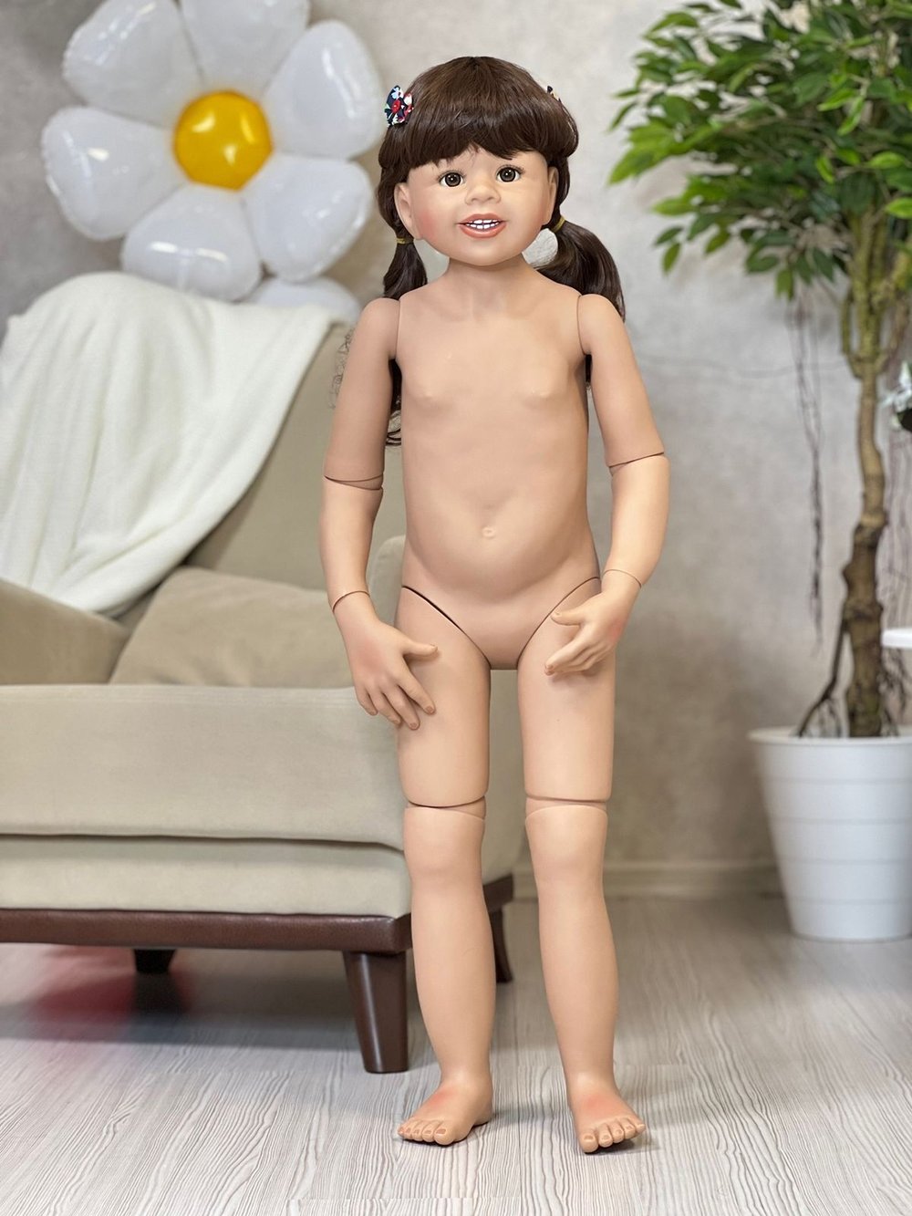 Кукла Реборн ростовая 98см в пакете (FA-253)