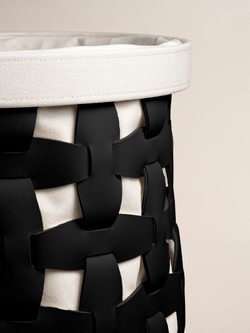 Корзина с чехлом Черная большая