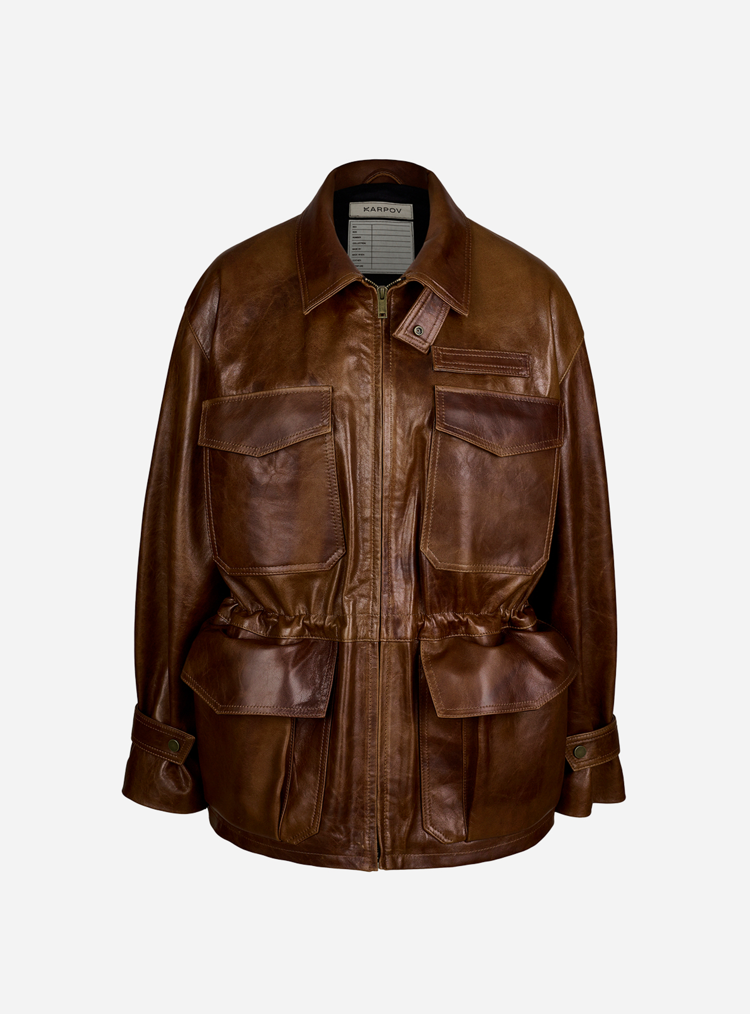 Парка Fishing Waxed Cognac