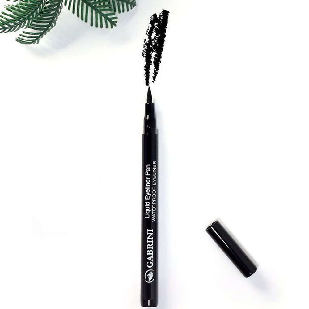 Gabrini. Водостойкая подводка-фломастер для глаз Liquid Eyeliner Pen Waterproof