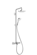 Душевой комплект с изливом Hansgrohe 27352400 Croma Select E 180 2jet Showerpipe