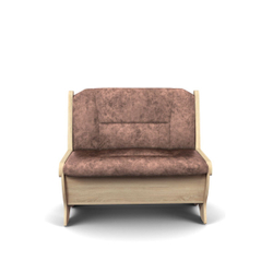 Скамья Лотос 950 дуб сонома/коньяк