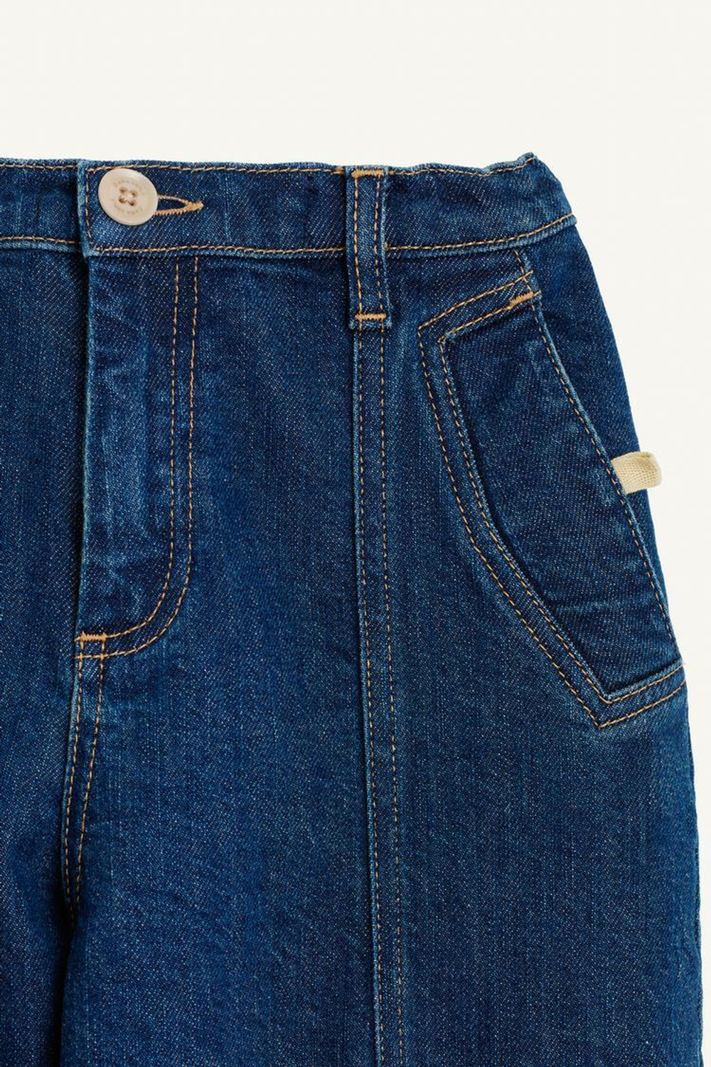 ZARA ДЖИНСЫ ШИРОКОГО КРОЯ, СИНИЙ/ИНДИГО