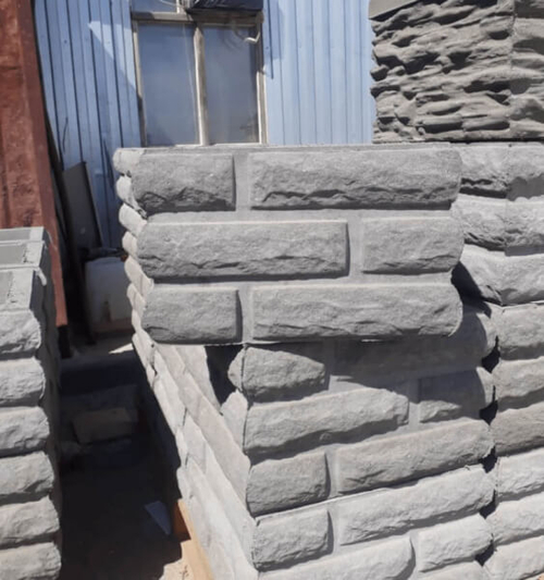 Блок наборный BN-07 "колотый кирпич"/40см*40см/25см