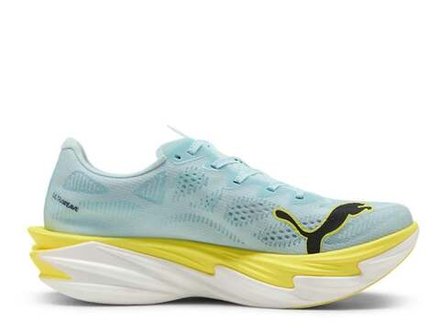 Женские кроссовки для бега Puma Deviate Nitro Elite 4 W голубо-желтые
