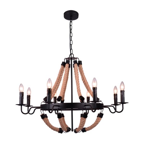 Подвесная люстра Arte Lamp MARSIGLIA A8956LM-8BK