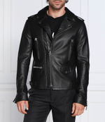 кожаная куртка Giuseppe Zanotti - черный(IRU2009)