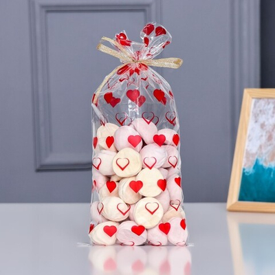 Пакет фасовочный БОПП, «Сердца» 15×30 см