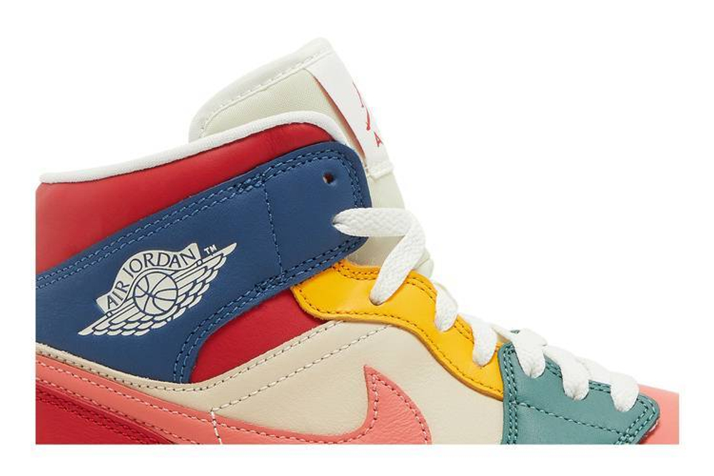 Кроссовки Jordan Air Jordan 1 Mid Se "Multi-Color" (Женская размерная сетка)