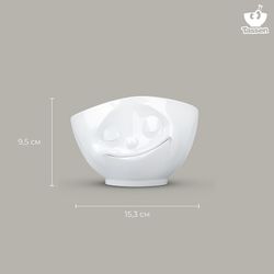 Чаша Happy, 500 мл, белая