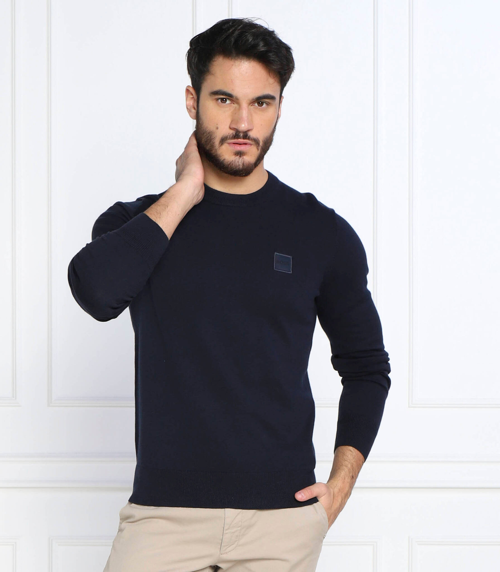 свитер kanovano BOSS ORANGE - темно-синий(50471343)