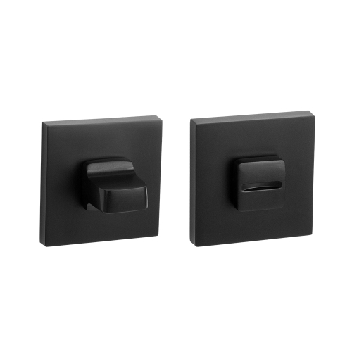 Завертка дверная на низком основании ВК6 JS BL-24 черный