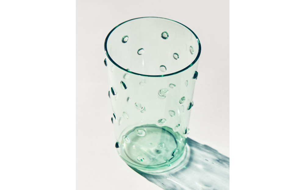 Zara Home стакан из пластика, цвет зелёный, 14.3 см