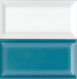 Плитка настенная Metro Blue glossy 150x75х9 мм