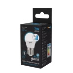 Лампа Gauss Globe 7W E27 550 lm 6500К  шаг. диммирование 105102307-S
