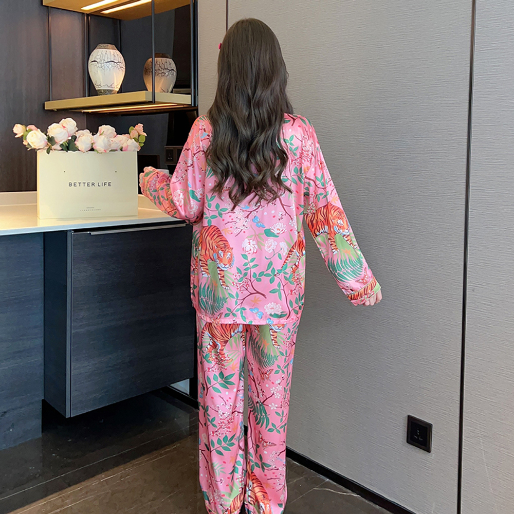 Пижама ш/в штаны+рубашка дл/р 8245