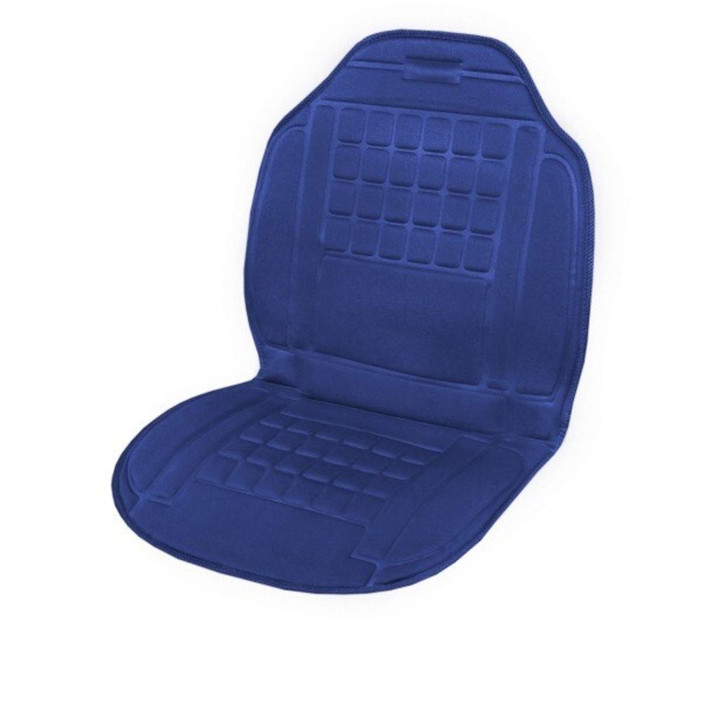 Обогрев сидений со спинкой синий 12V 98х52см 2,5А-3А (SKYWAY)