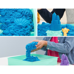 Kinetic Sand - Кинетическая песочница с голубым песком 454 г 20146480 / артикул   71402 6067478 20146480  / GTIN 778988404935