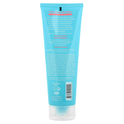 Bliss, Масло для тела, грейпфрут и алоэ, 200 мл (6,7 жидк. Унции)