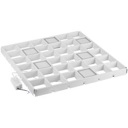 Светильник светодиодный ЭРА SPO-646-3-5K-S6 36Вт 5000К 89х89мм грильято 100х100 домино металлик 6 кубиков драйвер | Светильники с внутренним драйвером