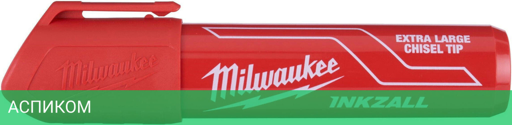 Маркер строительный Milwaukee Inkzall XL цена за 1шт красный (4932471560)