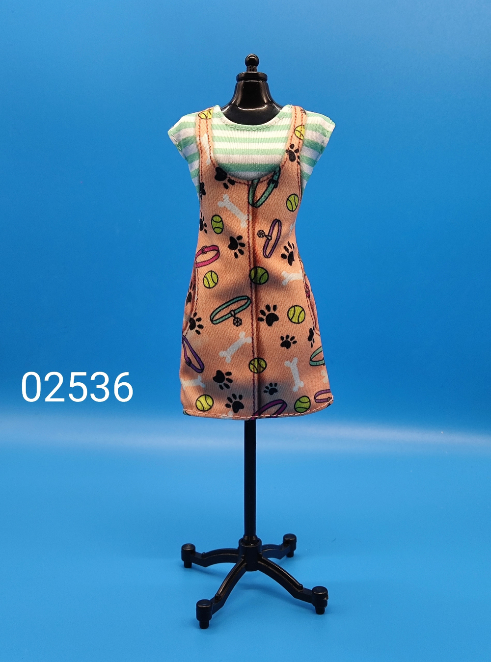 Одежда для куклы Барби винтаж платье 02536