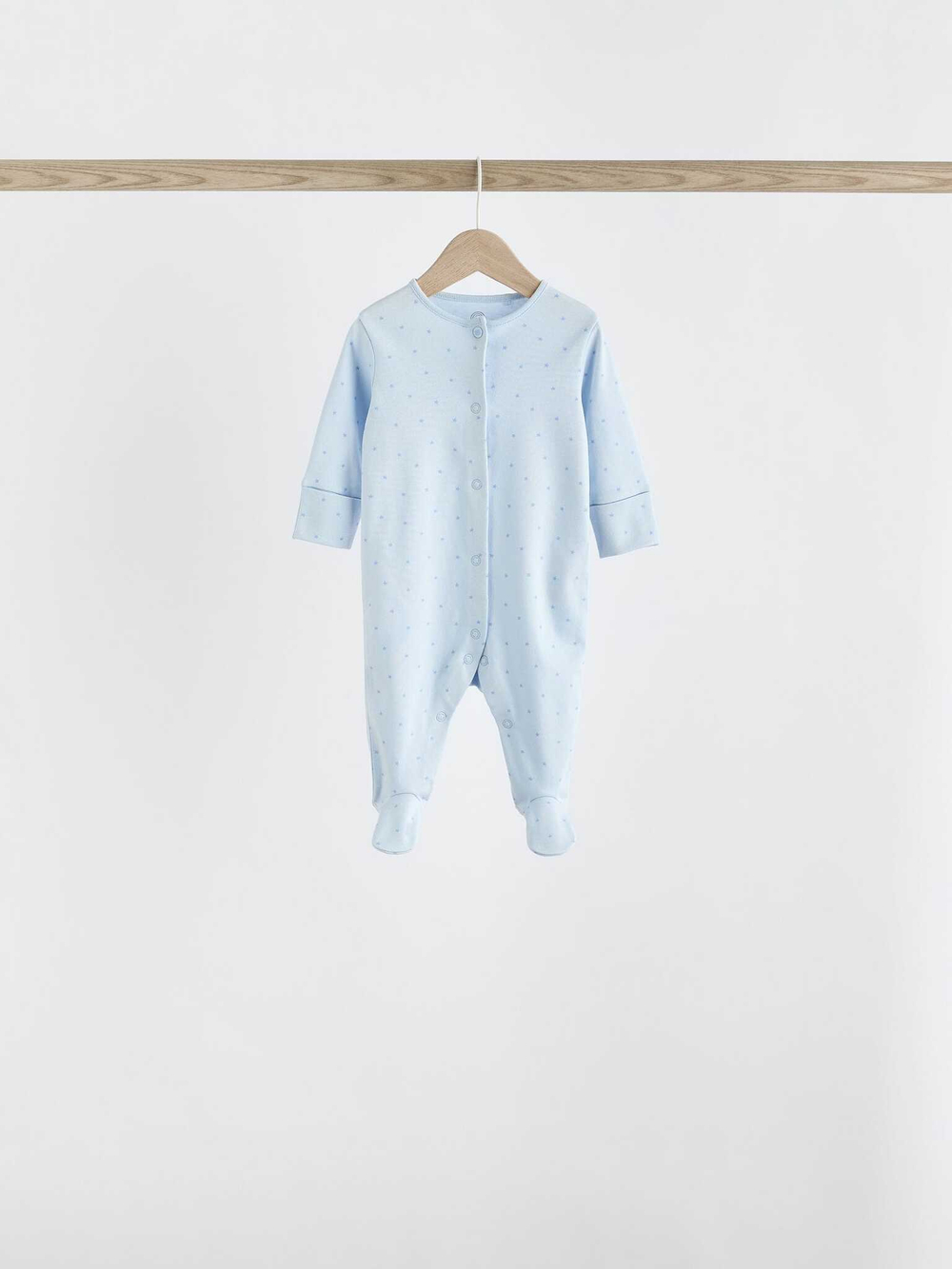 Комбинезон / Cлип для малышей Next K79-477, 7 шт., Голубой, Белый